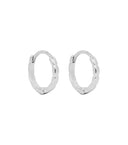 MIAB Oorbellen - Form Click Zilver