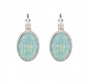 EARRINGS CAMPS &amp; CAMPS OVAL SEA GREEN