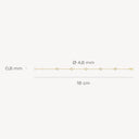 Blush armband 14k goud 2200YZI