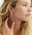Anna + Nina Small Organic Hoop Earrings