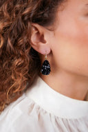 Lott Earrings Cone XS Raw - Black