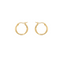 OORBELLEN ANNA + NINA DAZZLING RING EARRINGS