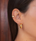 MIAB Oorbellen - Rounds Earth Tube Zilver