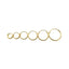 Karma Oorbellen Plain Hoops 8 tot 18mm