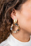 Lott Oorbellen Irregular Element - Dark Sand