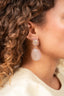 Lott Oorbellen Pendant Earring Double L - Light Pink
