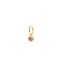 Anna + Nina Single Astro Coin Oorbel