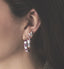 Anna + Nina Single Platonic Love Stud Oorbel