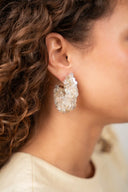 Lott Earrings Sequin Creole L - Nude Mix