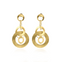 Lott Satin Earrings Triple Rings L
