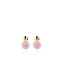 Lott Oorbellen Glassberry Globe S Double Stones Lila