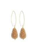Lott Earrings Cone S - Orange Crush