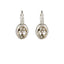 OORBELLEN CAMPS & CAMPS OVAAL ZILVER GLANS