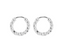 MIAB Earrings - Hammered silver