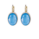 EARRINGS CAMPS &amp; CAMPS OVAL BLUE