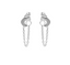 EARRINGS KARMA CHAIN ​​MOON