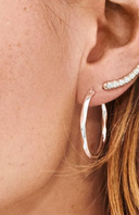 OORBELLEN ANNA + NINA DAZZLING HOOP EARRINGS