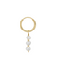 Anna + Nina Single Pearly Ring Earring