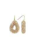 Lott Earrings Drop S Raw - Crystal Nude