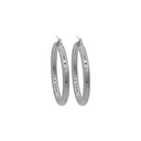 Stainless Steel Zilveren Classic Hoops 5.0cm