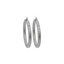 Classic Hoops Silver 5.0cm