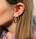 Anna + Nina Classique Hoop Oorbellen Goud