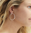 Anna + Nina Large Organic Hoop Earrings