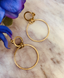 Lott Classic Earrings Eslie Round Satin