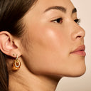 Blush earrings 14k gold 7245YGO