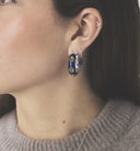 Anna + Nina Single Sally Hoop Oorbel