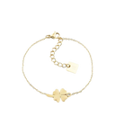 ZAG Bijoux Stainless Steel Gouden Armband Trébol