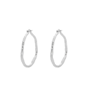 Anna + Nina Large Organic Hoop Earrings