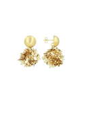 Lott Earrings Sequin Flower Globe S - Gold