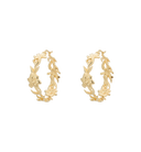 Anna + Nina Flower Crown Hoop Oorbellen