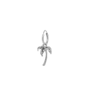 Anna + Nina Single Palmier Ring Oorbel