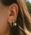 MIAB Earrings - Uneven Click Gold
