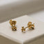 Karma Earrings Symbols Triple Dots