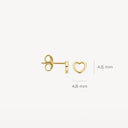 Blush earrings 14k gold 7246YGO