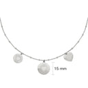 Stainless Steel Zilveren Ketting Locked In Love