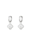 Stainless Steel Oorbellen Hartjesbloem