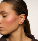 Anna + Nina Single Lolita Heart Stud Oorbel