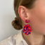Lott Earrings Drop Double Stones S Mixed Royal Blue Quartz