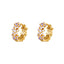 Monarch purple earrings