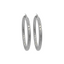 Classic Hoops Silver 6.0cm