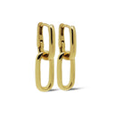 Karma Oorbellen Plain Hinged Hoops Fine Densely