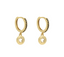 EARRINGS SHINY STAR BLACK