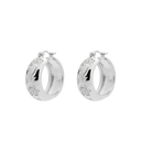 Anna Nina Oorbellen Garland Stamped Hoop