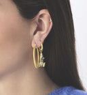 Anna + Nina Large Spiral Hoop Oorbellen