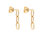 MIAB Earrings - Love Links Gold