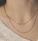 Anna + Nina Link Plain Necklace